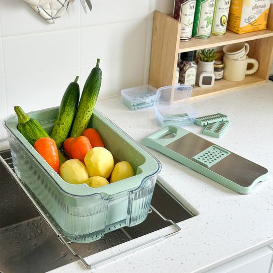 살다 다용도 스텐304 채칼 6종세트