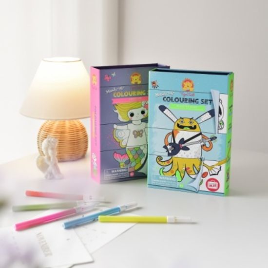 타이거 트라이브 색칠공부 컬러링 세트