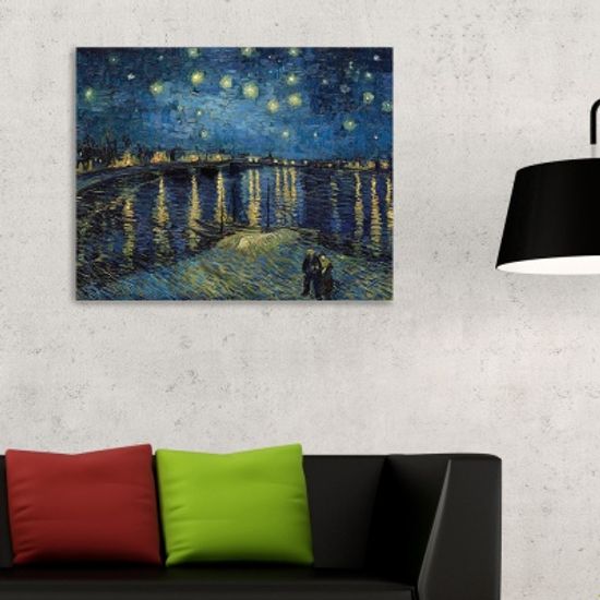 고흐 - 론강의 별이 빛나는 밤, 캔버스 액자