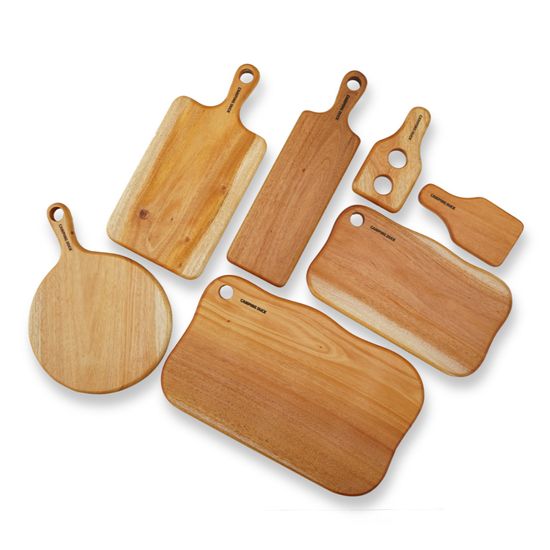 [캠핑덕] 마호가니 우드 도마 플레이팅-에그 미니