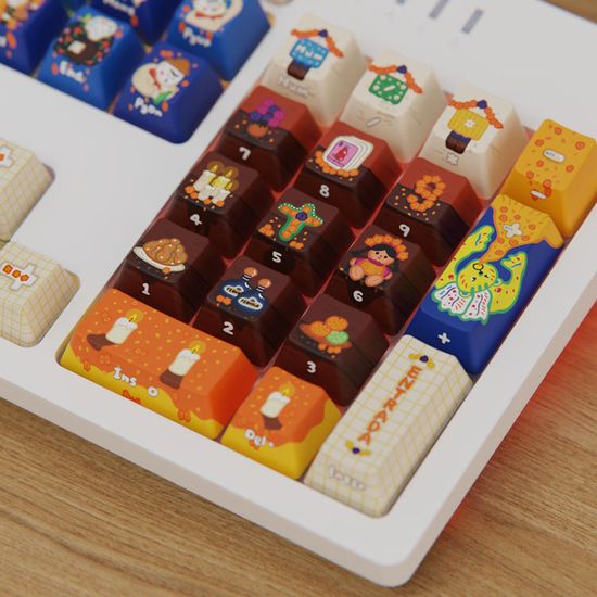 믹뜰란 유선 LED 기계식키보드 시이닷 X 아바로떼스베