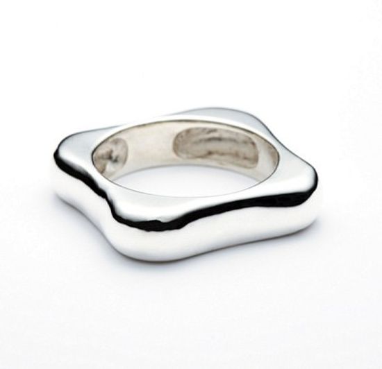 square silver ring (RTS004A)