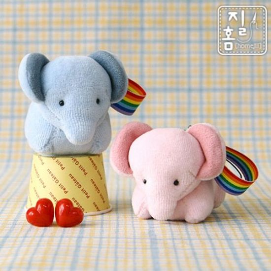 [DIY]당나귀귀 코끼리 커플핸드폰줄 만들기