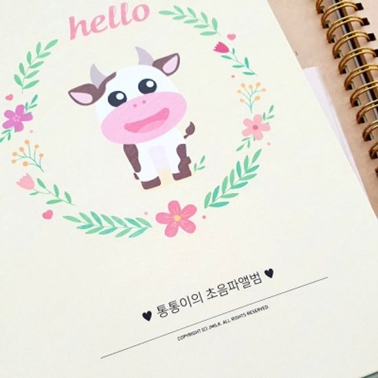 우유빛 뽀송이 초음파앨범(임신다이어리)