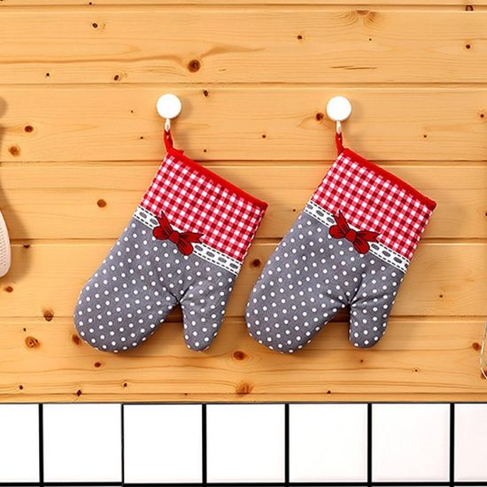 홈슨 오븐장갑 2p세트(리본) 주방 냄비장갑