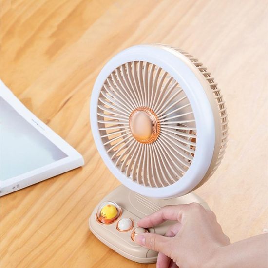 레트로 충전식 벽걸이 선풍기 스탠드 복고선풍기