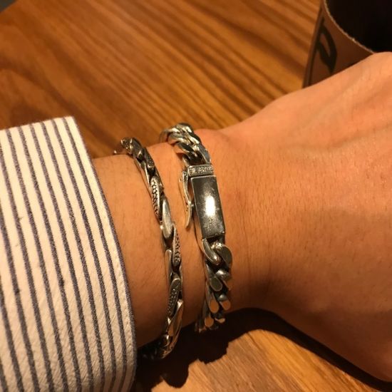 모던 925실버 은팔찌 부모님생신 아들 딸 선물