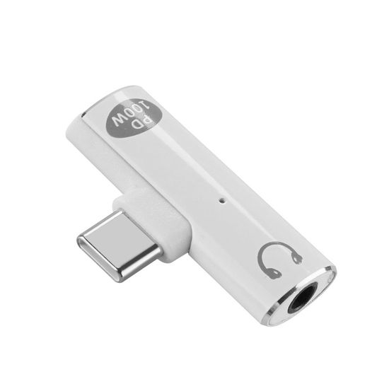 타입C 3.5mm 이어폰젠더 고속충전 / 듀얼젠더 LJA378D