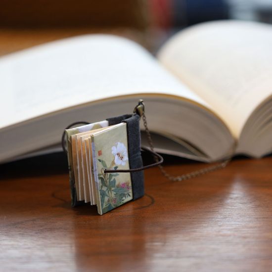 북키스 DIY 미니북책갈피 한국화 책갈피 만들기 키트 