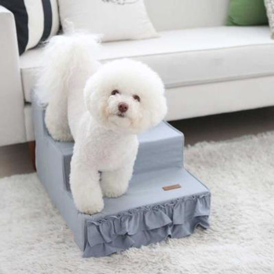 린넨 프릴 스텝_블루 (L)