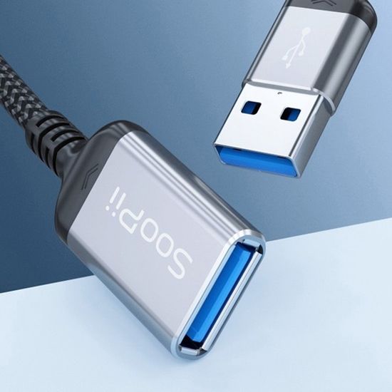 튼튼하고 파손방지 USB3.0 연장 데이터 케이블 1m