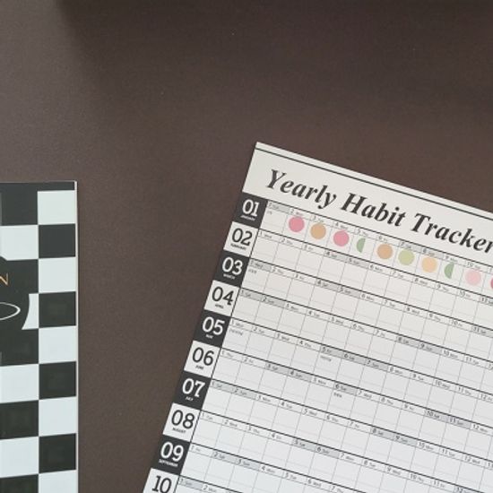 아이씨엘 포스터 Habit Tracker 캘린더 2023