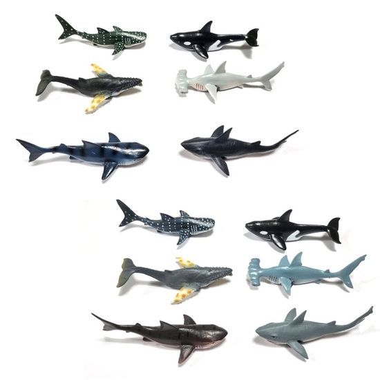 해양 풀백 미니카 상어 돌고래 바다 완구 장난감