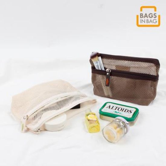 메쉬 더블포켓 파우치 BMS-MPNK