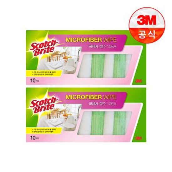 [3M]주방용 극세사 행주(10매입) 2개