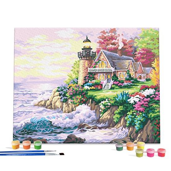 DIY 명화 그림그리기 세트 바다와 별장 40x50