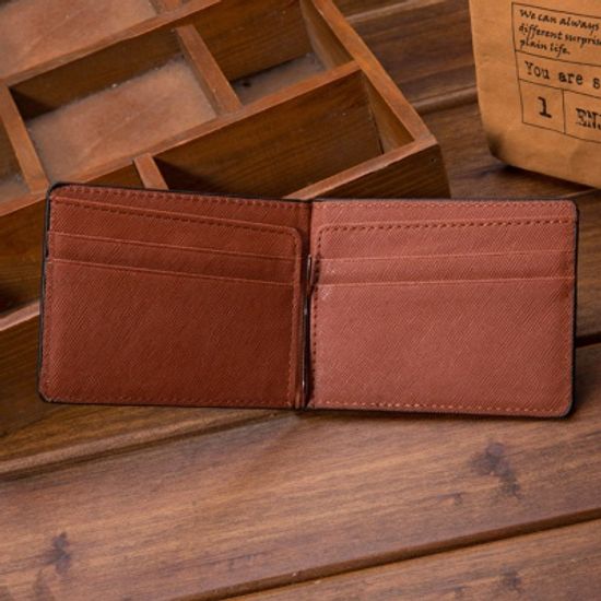 젠트 머니클립 카드지갑(브라운) 남자 가죽지갑