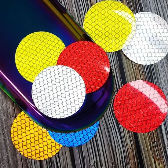 컬러 원형 반사 스티커(WA5F881)