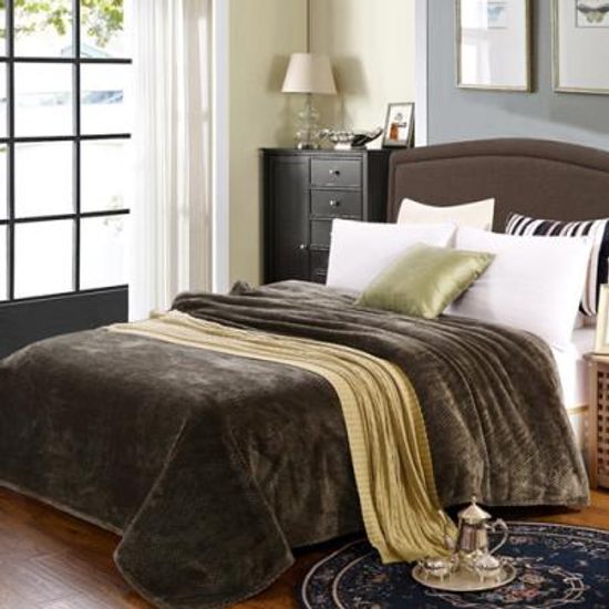 스칸디나비아 딥컬러 플란넬 담요 180x200cm-킹사이즈