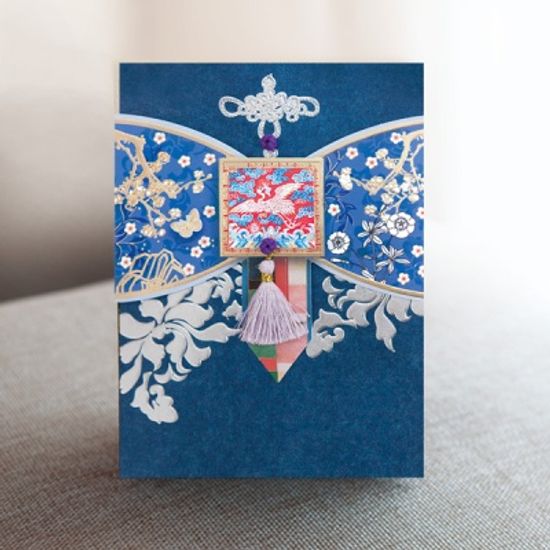 학자수카드 전통 연하장 FT3005-6