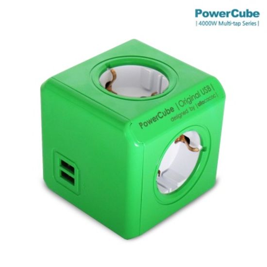 컬러파워큐브 멀티탭2.0 오리지널USB 4구(C1250)