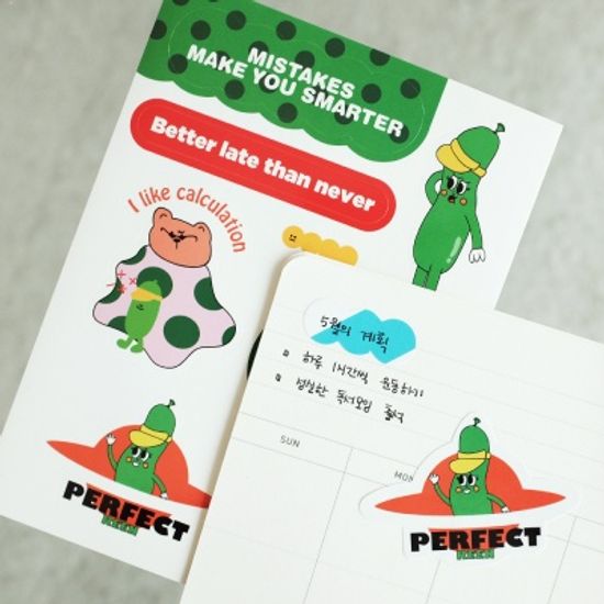 BFMA 캐릭터 컨셉 스티커 PACK_5set