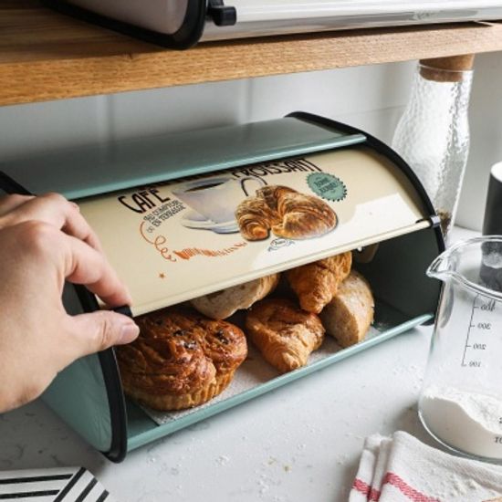 레트로 빈티지 브레드박스 디자인 빵 스토리지 보관함