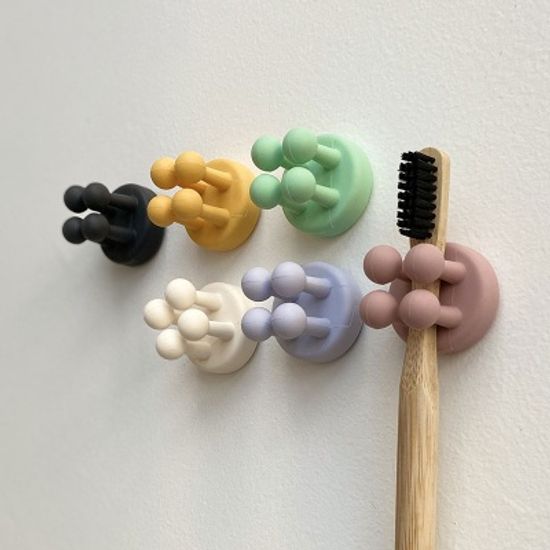 부착식 실리콘 다용도 홀더 6color