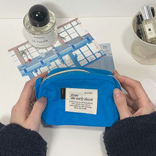 [프롬디얼리던] 라이트 사각 미니 파우치