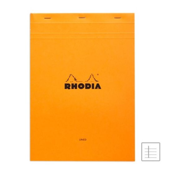 로디아 오렌지 메모패드 줄지 NO.18.RD18600C