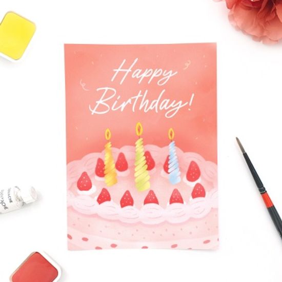 엽서카드 POSTCARD 제이의 취미생활 happy birthday