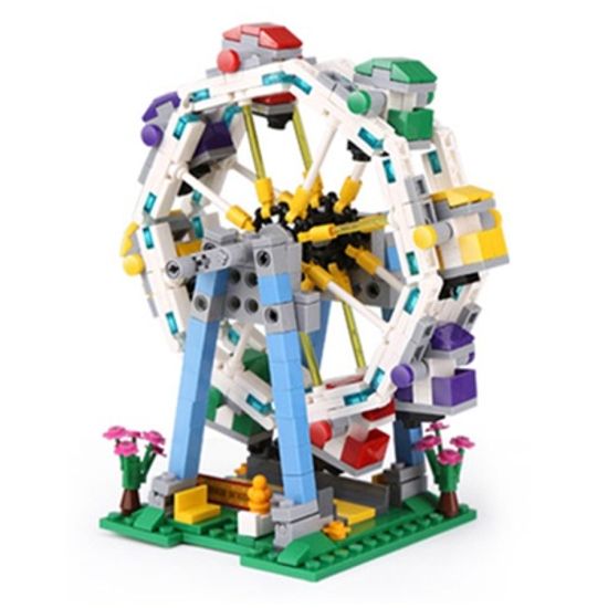 미니놀이동산 대관람차 작동블록 660PCS