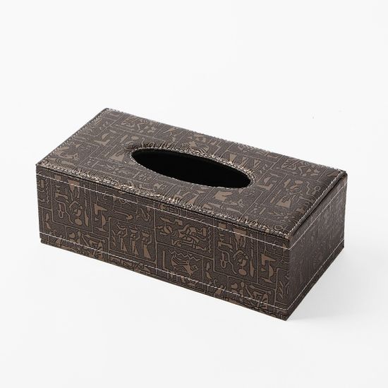 아즈텍 가죽 티슈케이스