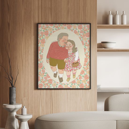 따뜻한 어깨, 봄사무소 작가 그림