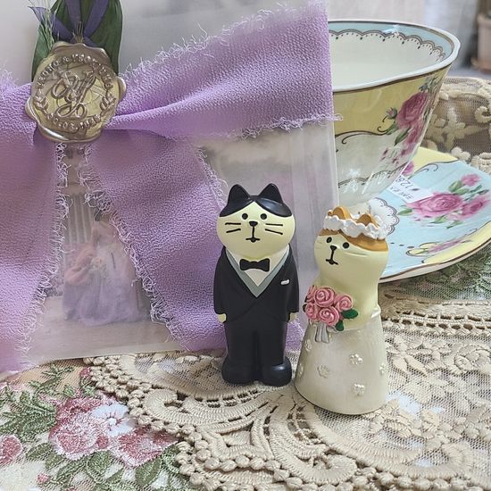 러브캣 고양이 커플 인형 세트