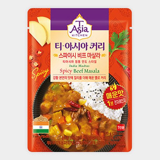티아시아 스파이시 비프 마살라 매운맛 170gx12개