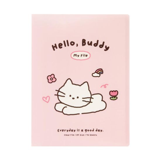아트박스 핑크냥이 클리어화일