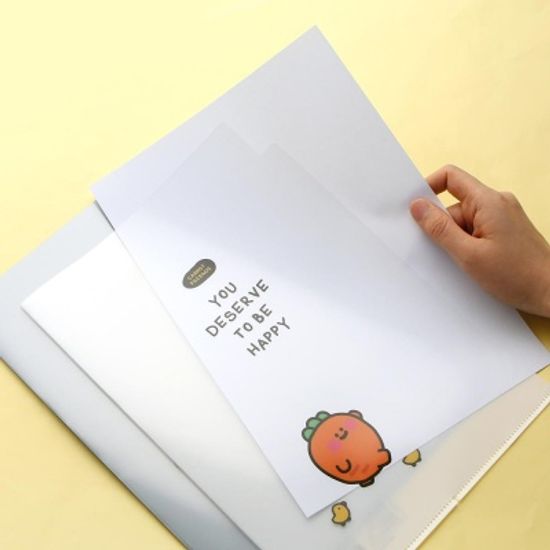 핑크풋 당근친구들3포켓파일