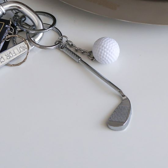 헬멧 곰돌이 미니어처 성경책 골프채 키홀더 세트