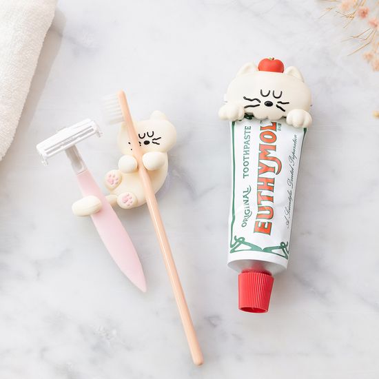 Brunch Brother 모그리 칫솔걸이 & 치약걸이 세트