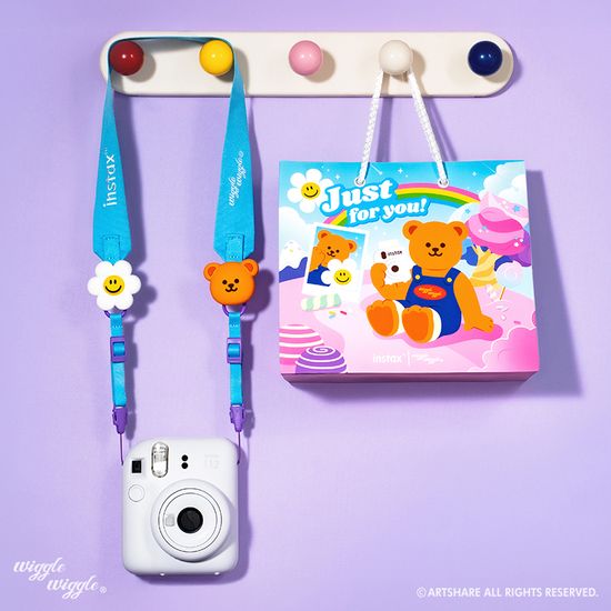 인스탁스 미니12 위글위글 스트랩 패키지 5컬러