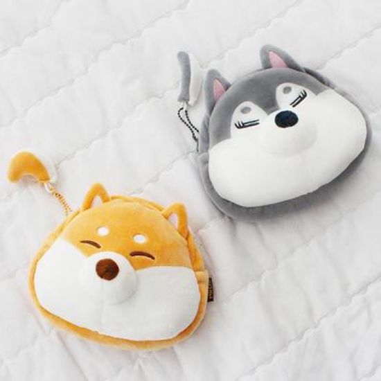 모찌모찌 시바허스키 폭신 파우치