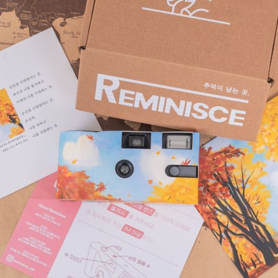 [엽서증정/컬러 27장] Reminisce 감성 필름 카메라