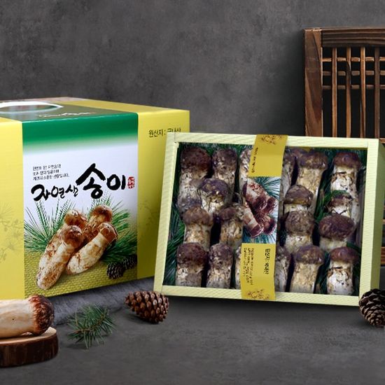 강원도 자연산 송이버섯 1kg/상품 25~35뿌리/냉동