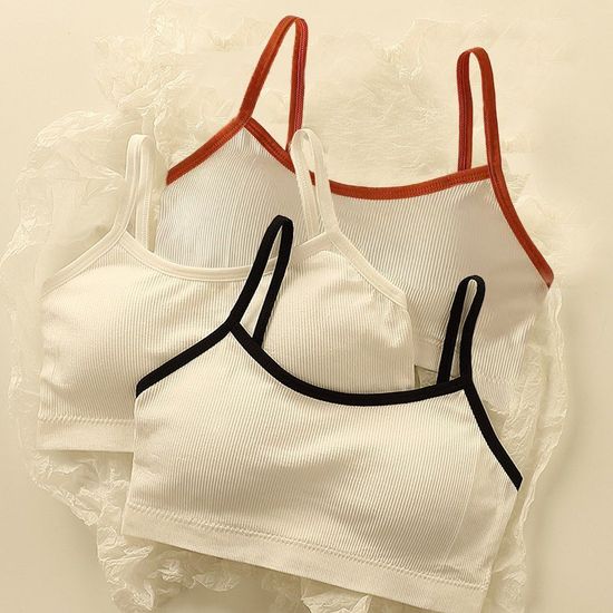 골지 브라 탑 브래지어 속옷 3종 세트(WC6FC81)