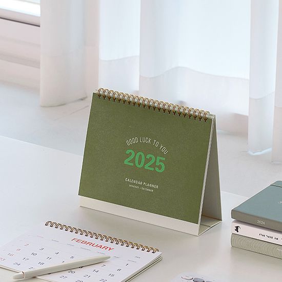 (2025 날짜형) 캘린더 플래너 2025_탁상달력