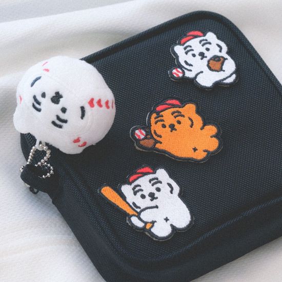 뚱랑이 야구 와펜 3종