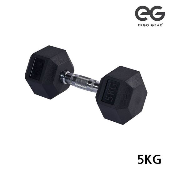 에르고기어 EG 고무 육각 아령 5kg(WFHN1ZT)