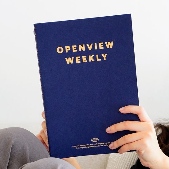 오픈뷰 위클리 플래너 타임테이블 주간 다이어리 B5