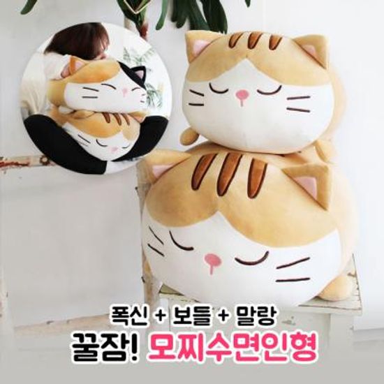[모찌타운] 베르 고양이 바디필로우 대형모찌인형 L